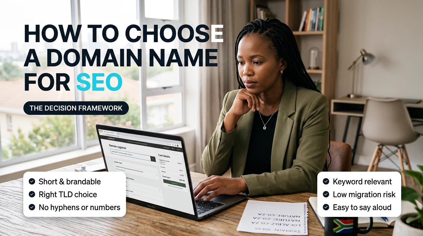How to choose a domain name that actually helps your SEO — decision framework